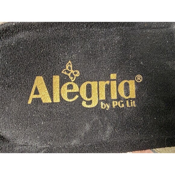 Alegria Trinity NEW Safari Leather Platform Wedge Pony Hair Upper Size 38 - Picture 7 of 8